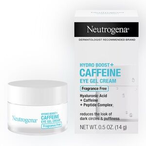 NEUTROGENA Hydro Boost + Caffeine Eye Gel Cream Fragrance Free, NEW